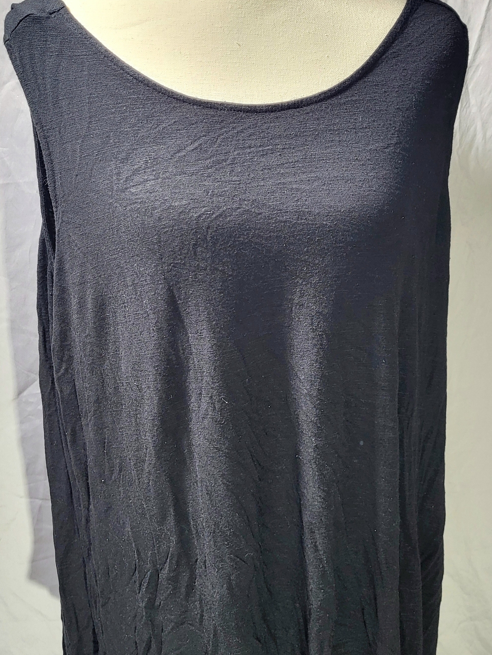 Maurices Black Open Back Tank Size 2